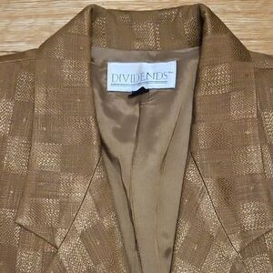 Women's Elegant Gold Suit